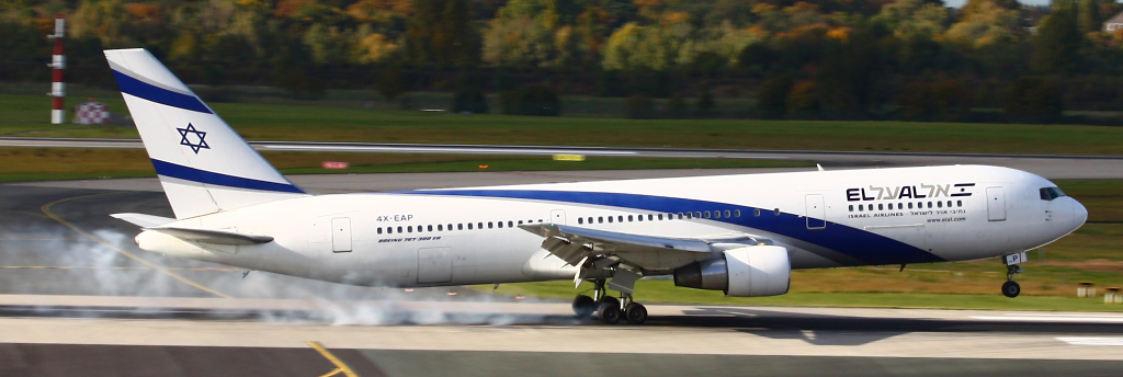 Boeing 767-300ER El Al 4X-EAP, 17/10/09, DUS